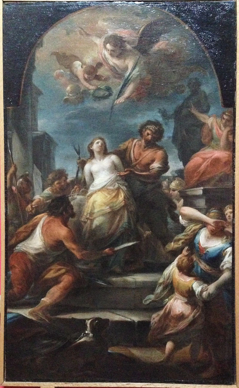Bozzetto per Martirio di Sant'Agata - Museo Civico di Casteto Ursino